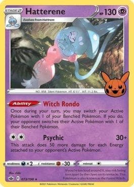 Hatterene (073/030) — Trick or Trade BOOster 2022