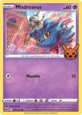 Carta Misdreavus (058/030) do set Trick or Trade BOOster 2022 — Pokémon TCG | Bynx