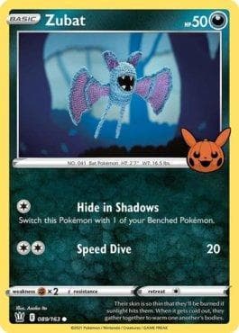 Carta Zubat (089/030) do set Trick or Trade BOOster 2022 — Pokémon TCG | Bynx