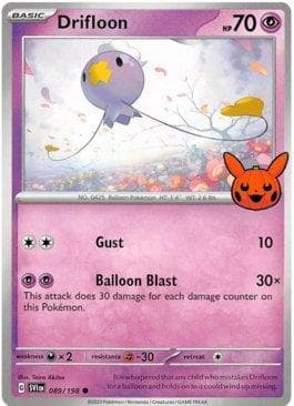 Carta Drifloon (089/030) do set Trick or Trade BOOster 2023 — Pokémon TCG | Bynx