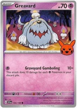 Carta Greavard (104/030) do set Trick or Trade BOOster 2023 — Pokémon TCG | Bynx