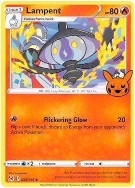 Carta Lampent (025/030) do set Trick or Trade BOOster 2023 — Pokémon TCG | Bynx