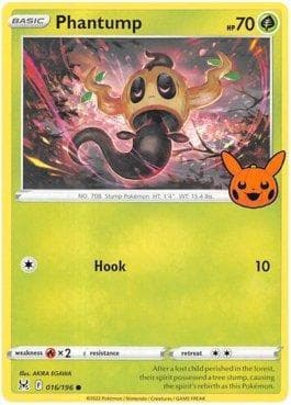 Carta Phantump (016/030) do set Trick or Trade BOOster 2023 — Pokémon TCG | Bynx