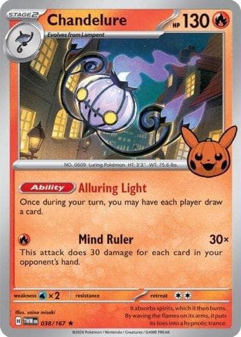 Carta Chandelure (038/030) do set Liga BR — TOT24 — Pokémon TCG | Bynx