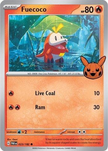 Carta Fuecoco (023/030) do set Liga BR — TOT24 — Pokémon TCG | Bynx