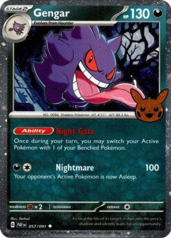 Carta Gengar (057/030) do set Liga BR — TOT24 — Pokémon TCG | Bynx