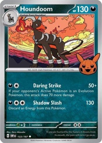 Carta Houndoom (133/030) do set Liga BR — TOT24 — Pokémon TCG | Bynx