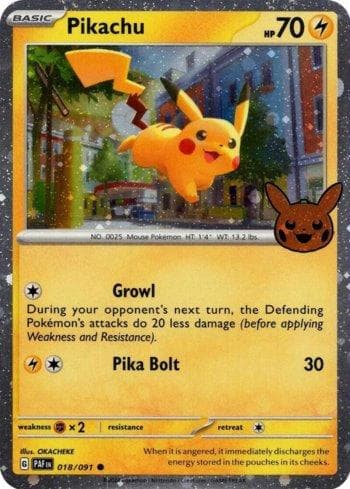Pikachu (018/030) — Liga BR — TOT24