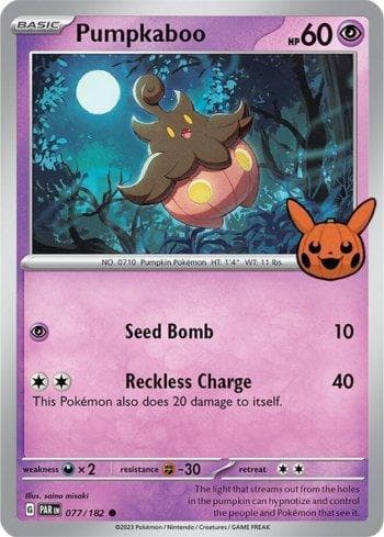 Carta Pumpkaboo (077/030) do set Liga BR — TOT24 — Pokémon TCG | Bynx