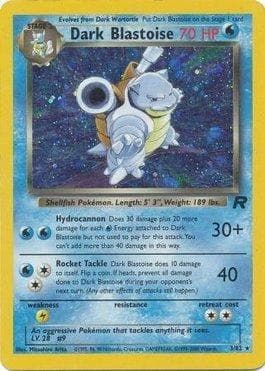Carta Dark Blastoise (3/82) do set Team Rocket — Pokémon TCG | Bynx