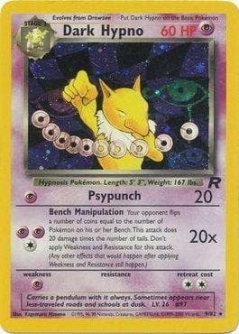 Carta Dark Hypno (9/82) do set Team Rocket — Pokémon TCG | Bynx
