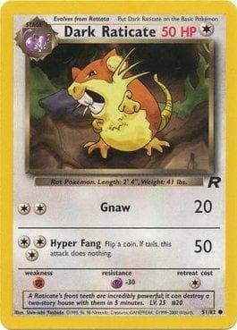 Dark Raticate (51/82) — Team Rocket