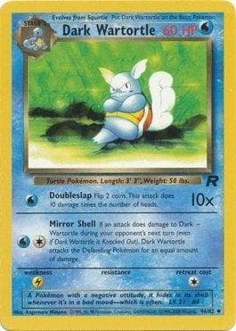 Carta Dark Wartortle (46/82) do set Team Rocket — Pokémon TCG | Bynx
