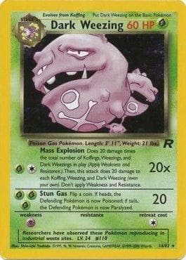 Dark Weezing (14/82) — Team Rocket
