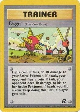 Carta Digger (75/82) do set Team Rocket — Pokémon TCG | Bynx