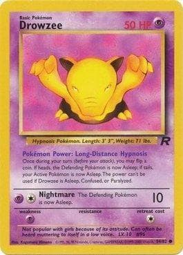 Carta Drowzee (54/82) do set Team Rocket — Pokémon TCG | Bynx