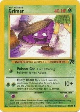 Carta Grimer (57/82) do set Team Rocket — Pokémon TCG | Bynx