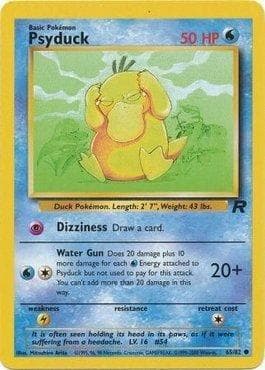 Carta Psyduck (65/82) do set Team Rocket — Pokémon TCG | Bynx
