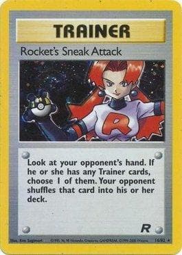 Carta Rocket's Sneak Attack (16/82) do set Team Rocket — Pokémon TCG | Bynx