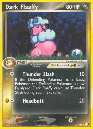 Carta Dark Flaaffy (33/109) do set Team Rocket Returns — Pokémon TCG | Bynx