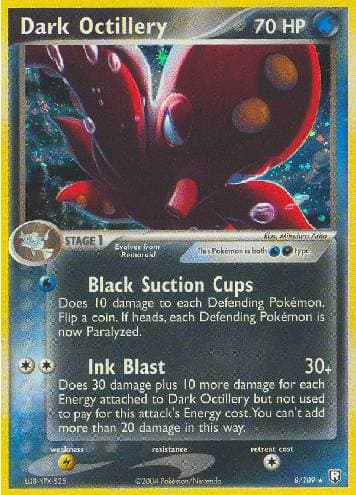 Dark Octillery (8/109) — Team Rocket Returns