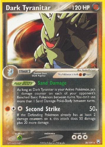 Carta Dark Tyranitar (20/109) do set Team Rocket Returns — Pokémon TCG | Bynx