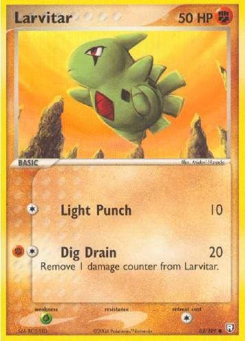 Carta Larvitar (63/109) do set Team Rocket Returns — Pokémon TCG | Bynx
