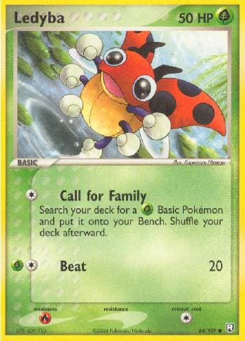 Carta Ledyba (64/109) do set Team Rocket Returns — Pokémon TCG | Bynx