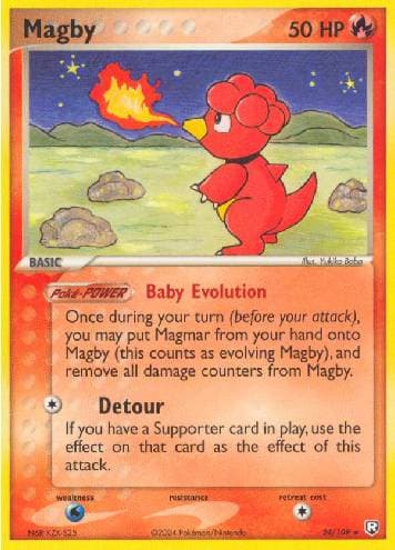 Carta Magby (24/109) do set Team Rocket Returns — Pokémon TCG | Bynx
