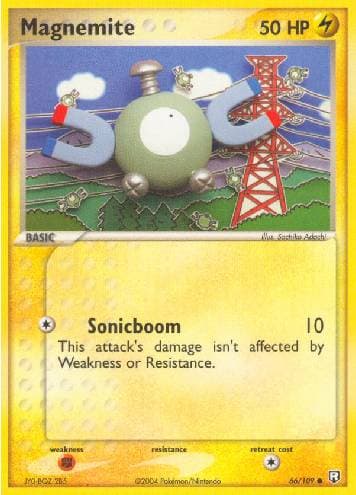 Carta Magnemite (66/109) do set Team Rocket Returns — Pokémon TCG | Bynx