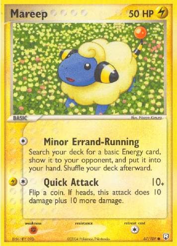 Carta Mareep (67/109) do set Team Rocket Returns — Pokémon TCG | Bynx