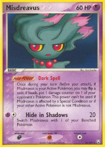 Misdreavus (25/109) — Team Rocket Returns