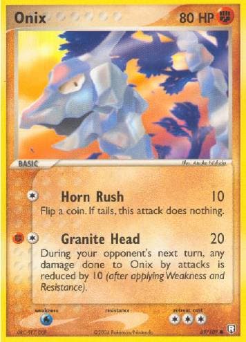 Carta Onix (69/109) do set Team Rocket Returns — Pokémon TCG | Bynx