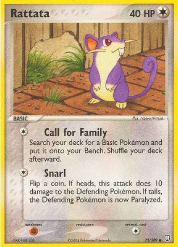 Carta Rattata (72/109) do set Team Rocket Returns — Pokémon TCG | Bynx