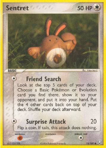 Carta Sentret (75/109) do set Team Rocket Returns — Pokémon TCG | Bynx