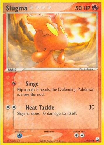 Carta Slugma (77/109) do set Team Rocket Returns — Pokémon TCG | Bynx