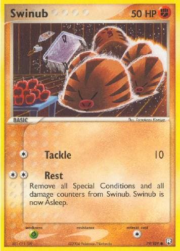 Carta Swinub (79/109) do set Team Rocket Returns — Pokémon TCG | Bynx