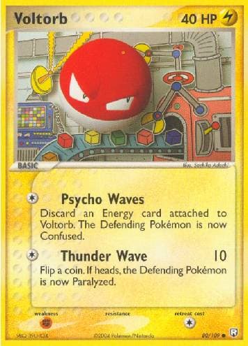 Carta Voltorb (80/109) do set Team Rocket Returns — Pokémon TCG | Bynx