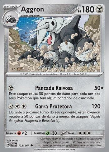 Aggron (122/167) — Máscaras do Crepúsculo