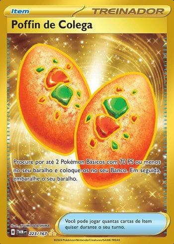 Carta Buddy-Buddy Poffin (223/167) do set Máscaras do Crepúsculo — Pokémon TCG | Bynx