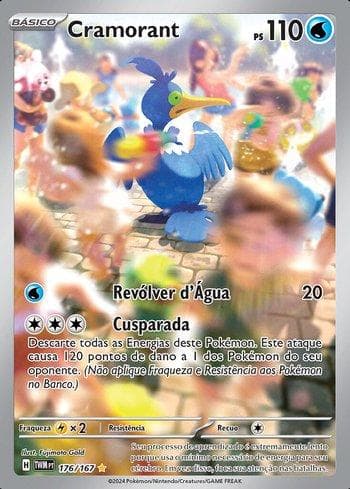 Carta Cramorant (176/167) do set Máscaras do Crepúsculo — Pokémon TCG | Bynx
