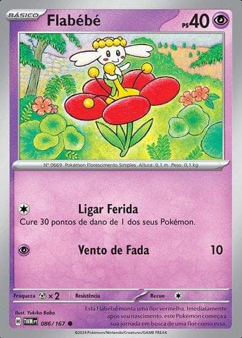Carta Flabébé (086/167) do set Máscaras do Crepúsculo — Pokémon TCG | Bynx