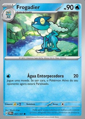 Frogadier (057/167) — Máscaras do Crepúsculo