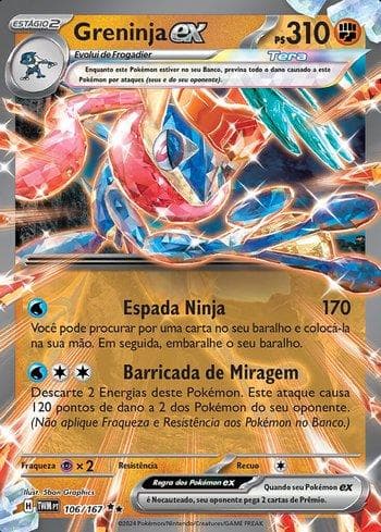 Greninja ex (106/167) — Máscaras do Crepúsculo