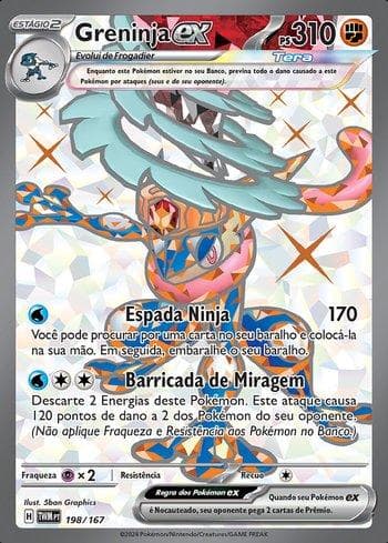 Greninja ex (198/167) — Máscaras do Crepúsculo
