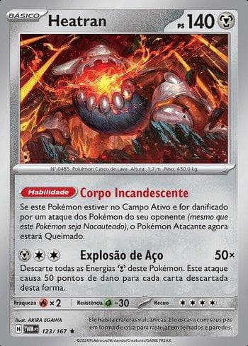 Heatran (123/167) — Máscaras do Crepúsculo