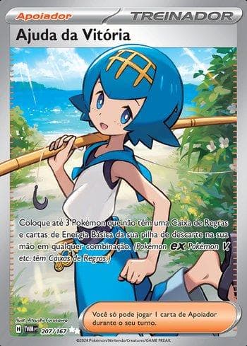 Carta Lana's Aid (207/167) do set Máscaras do Crepúsculo — Pokémon TCG | Bynx