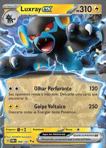Luxray ex (068/167) — Máscaras do Crepúsculo