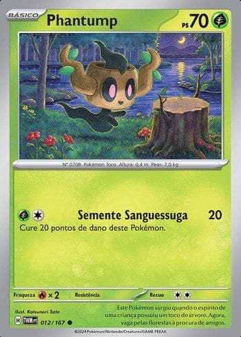 Carta Phantump (012/167) do set Máscaras do Crepúsculo — Pokémon TCG | Bynx