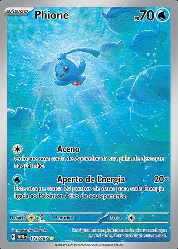 Carta Phione (175/167) do set Máscaras do Crepúsculo — Pokémon TCG | Bynx